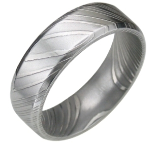 Unique men's wedding ring.